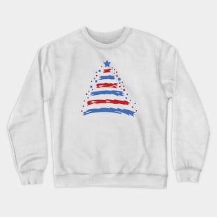 US christmas tree Crewneck Sweatshirt